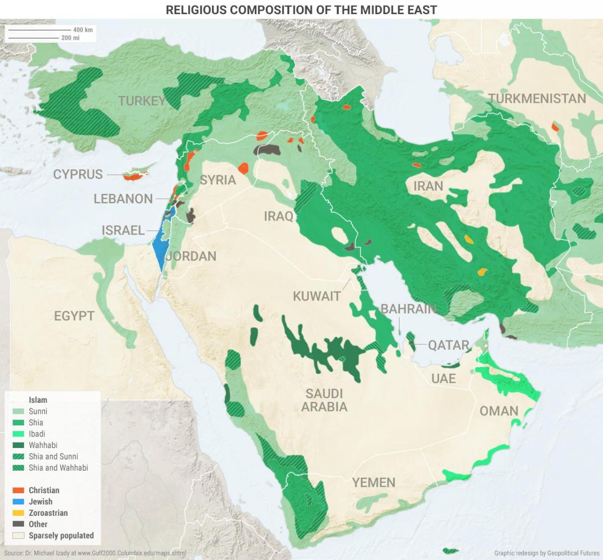 Mapi Saudijske Arabije religija