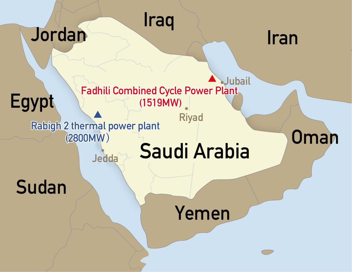 Mapa fadhili Saudijske Arabije