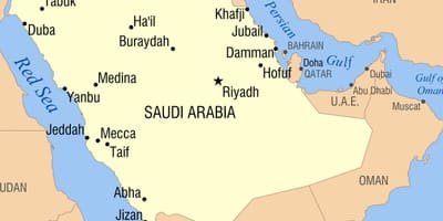 Arar KSA mapu