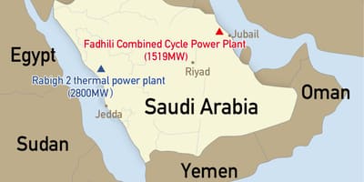 Mapa fadhili Saudijske Arabije