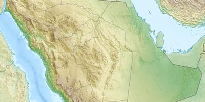 Mapi Saudijske Arabije planinama