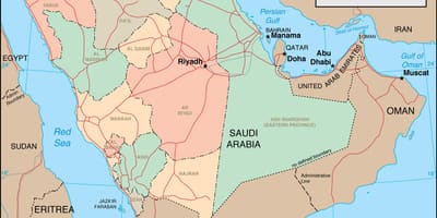 Mapi Saudijske Arabije provincija