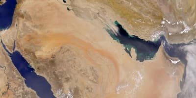 Mapi Saudijske Arabije satelit