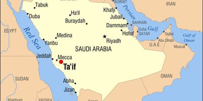 Taif KSA mapu